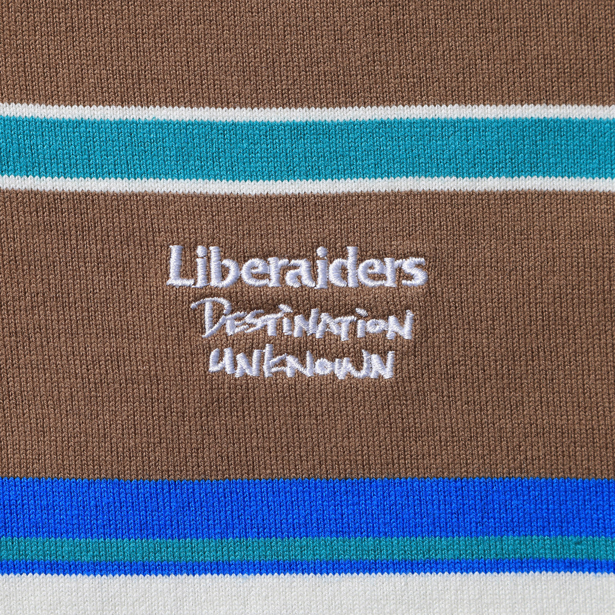 MULTI STRIPE L/S POLO SHIRT