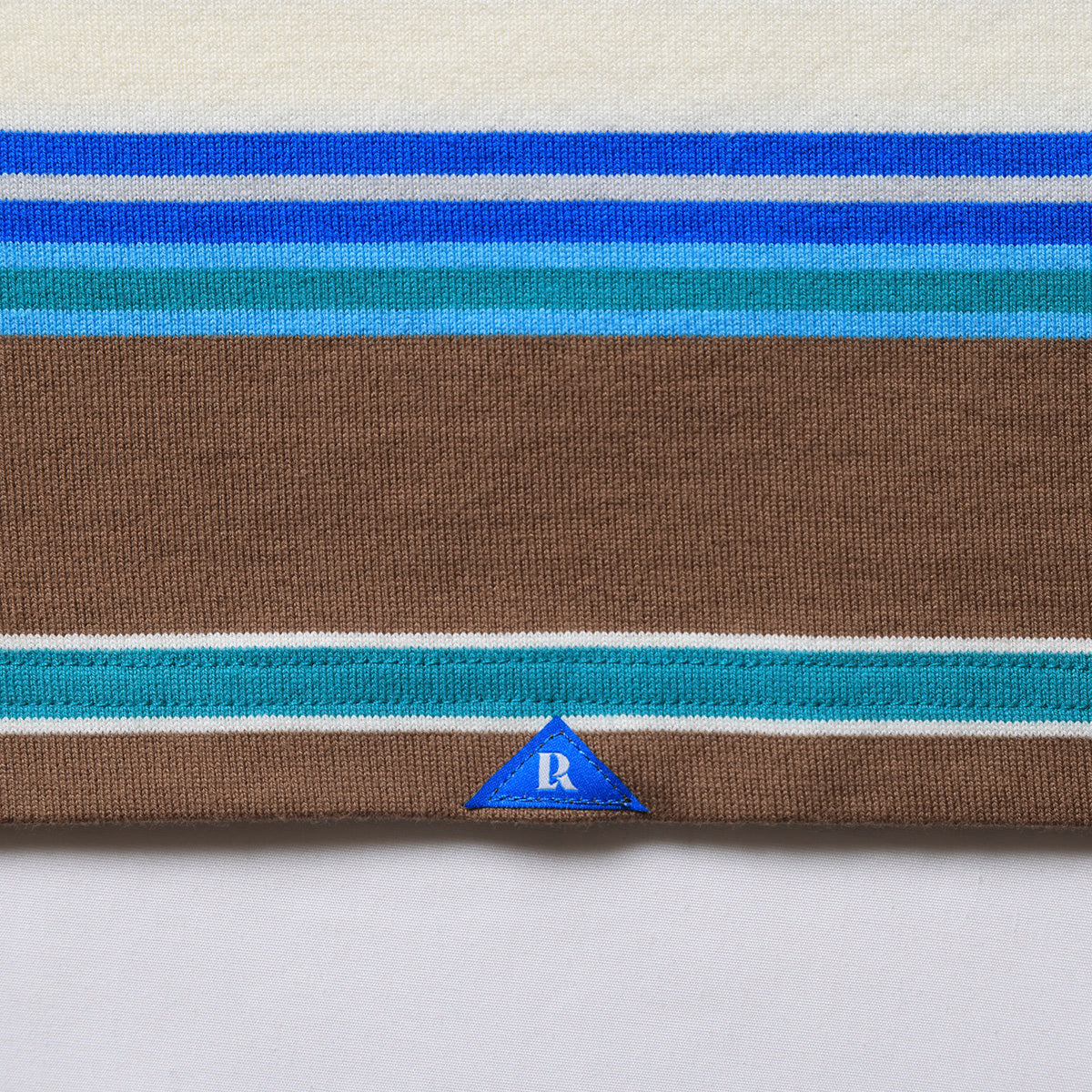 MULTI STRIPE L/S POLO SHIRT