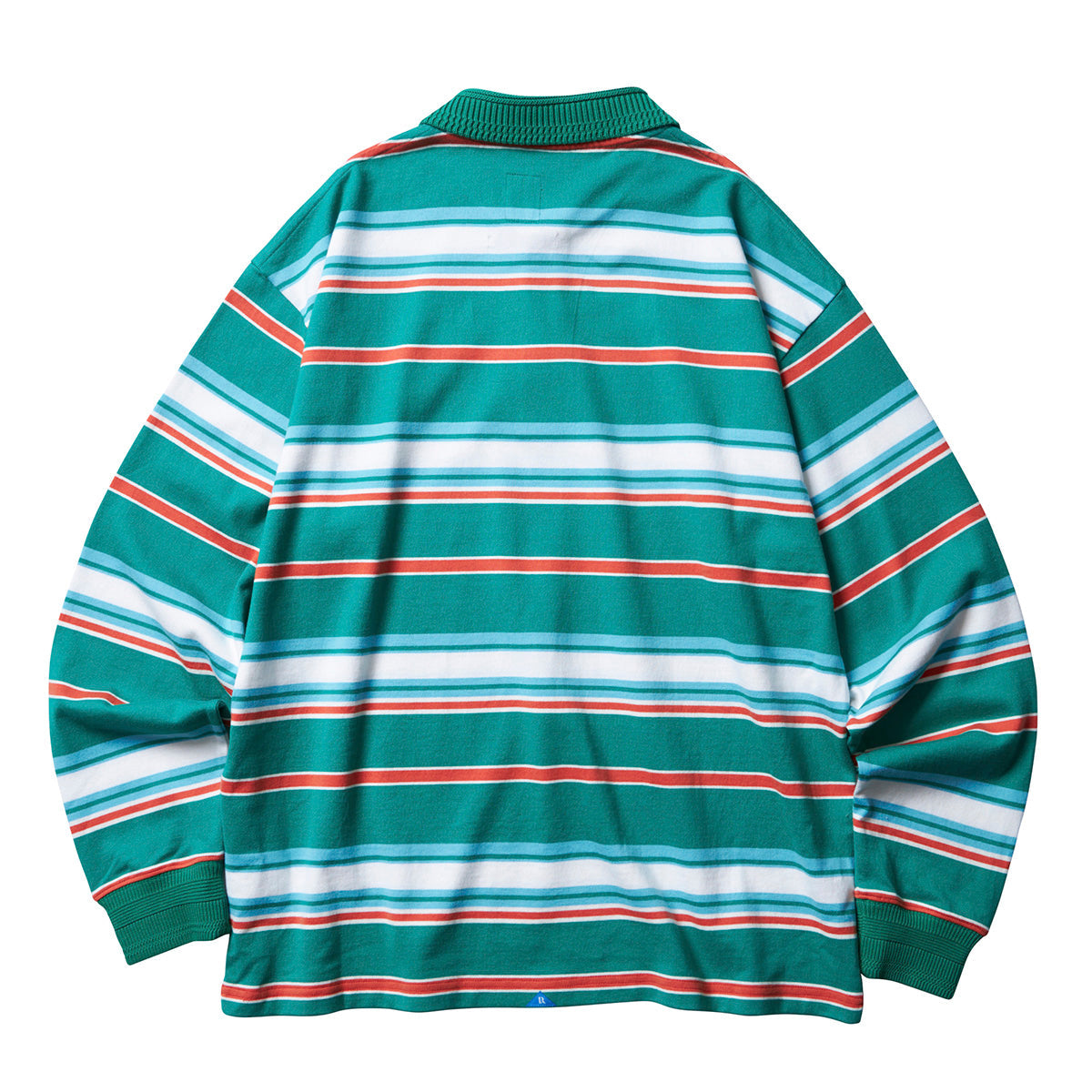 MULTI STRIPE L/S POLO SHIRT