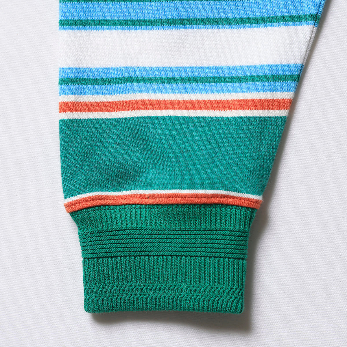 MULTI STRIPE L/S POLO SHIRT