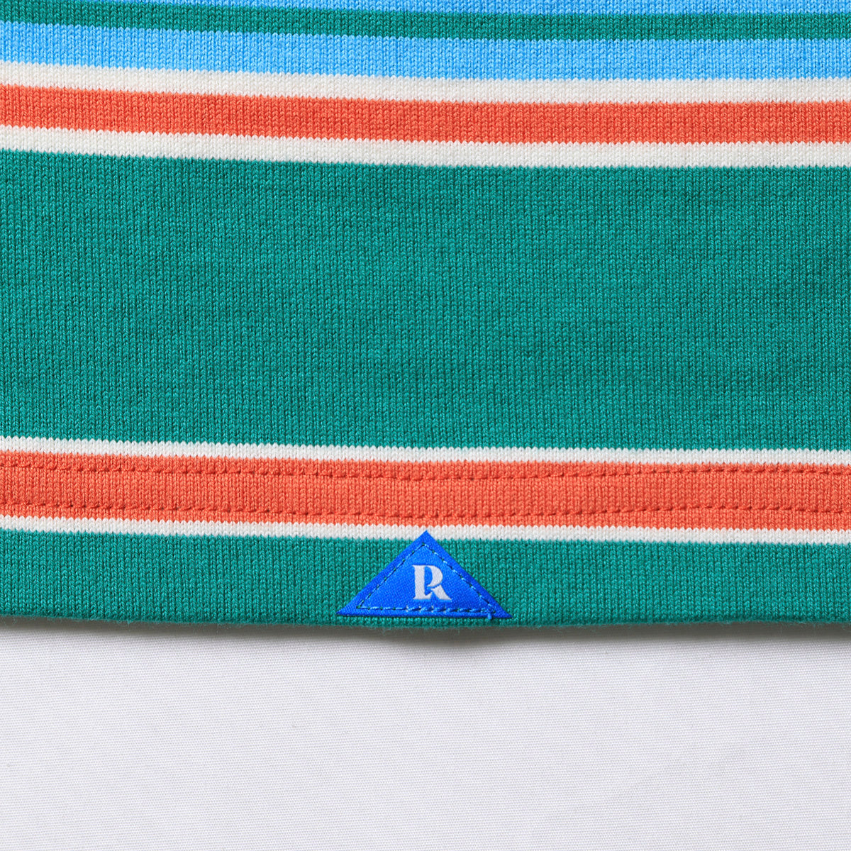 MULTI STRIPE L/S POLO SHIRT