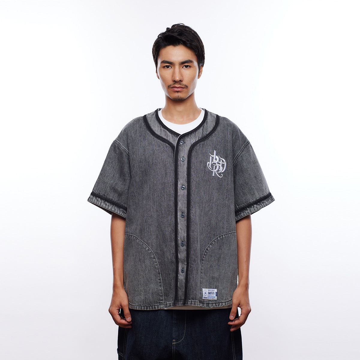 DENIM BASEBALL SHIRT