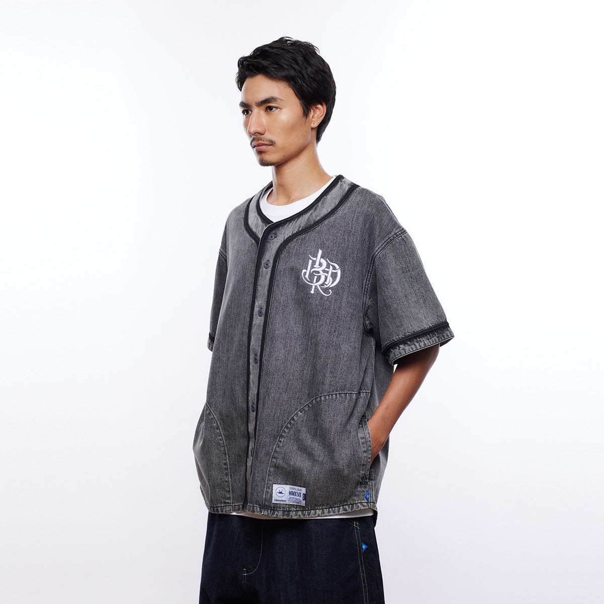 DENIM BASEBALL SHIRT