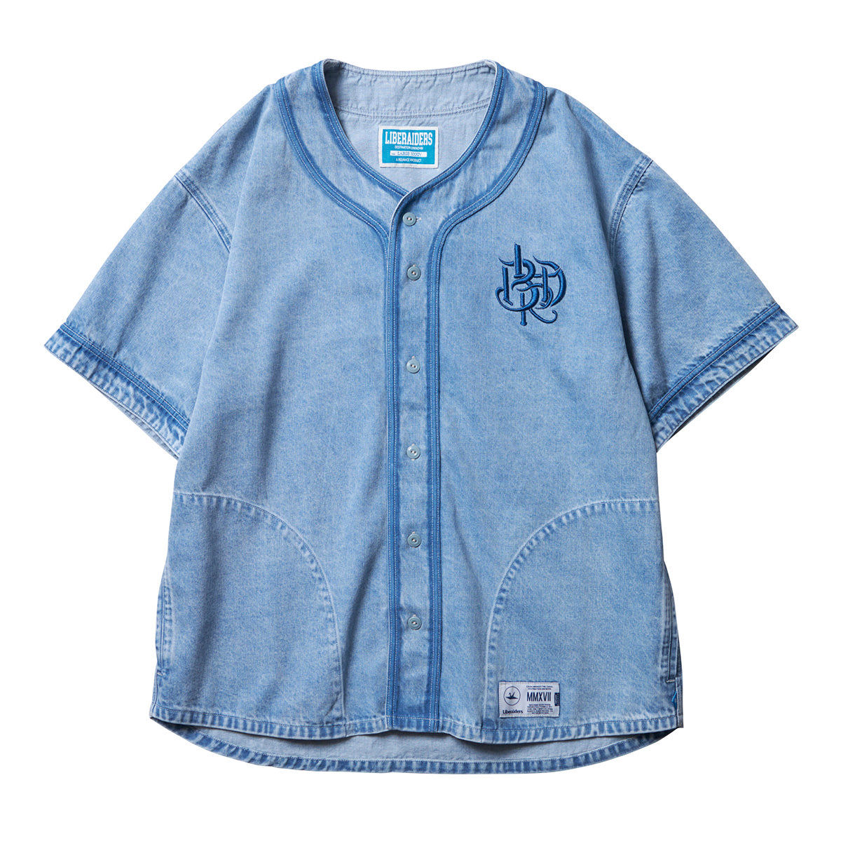 DENIM BASEBALL SHIRT
