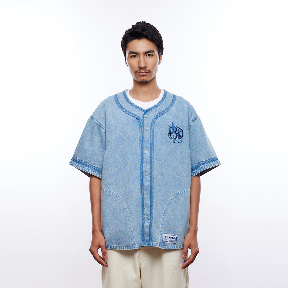 DENIM BASEBALL SHIRT