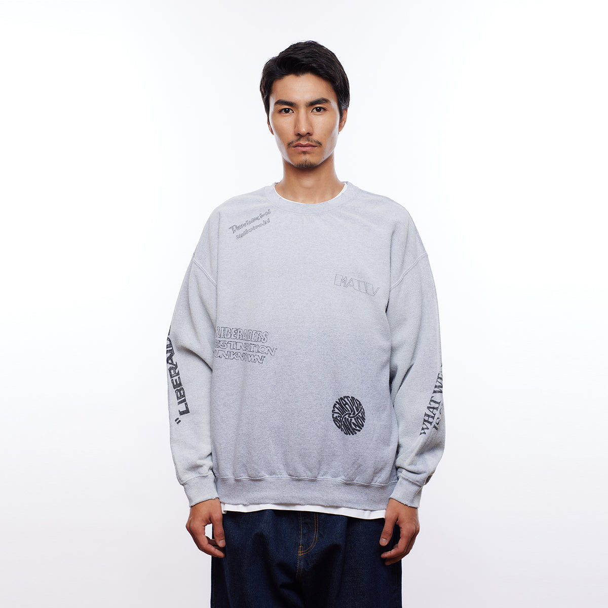 HANDWRITING PRINT CREWNECK