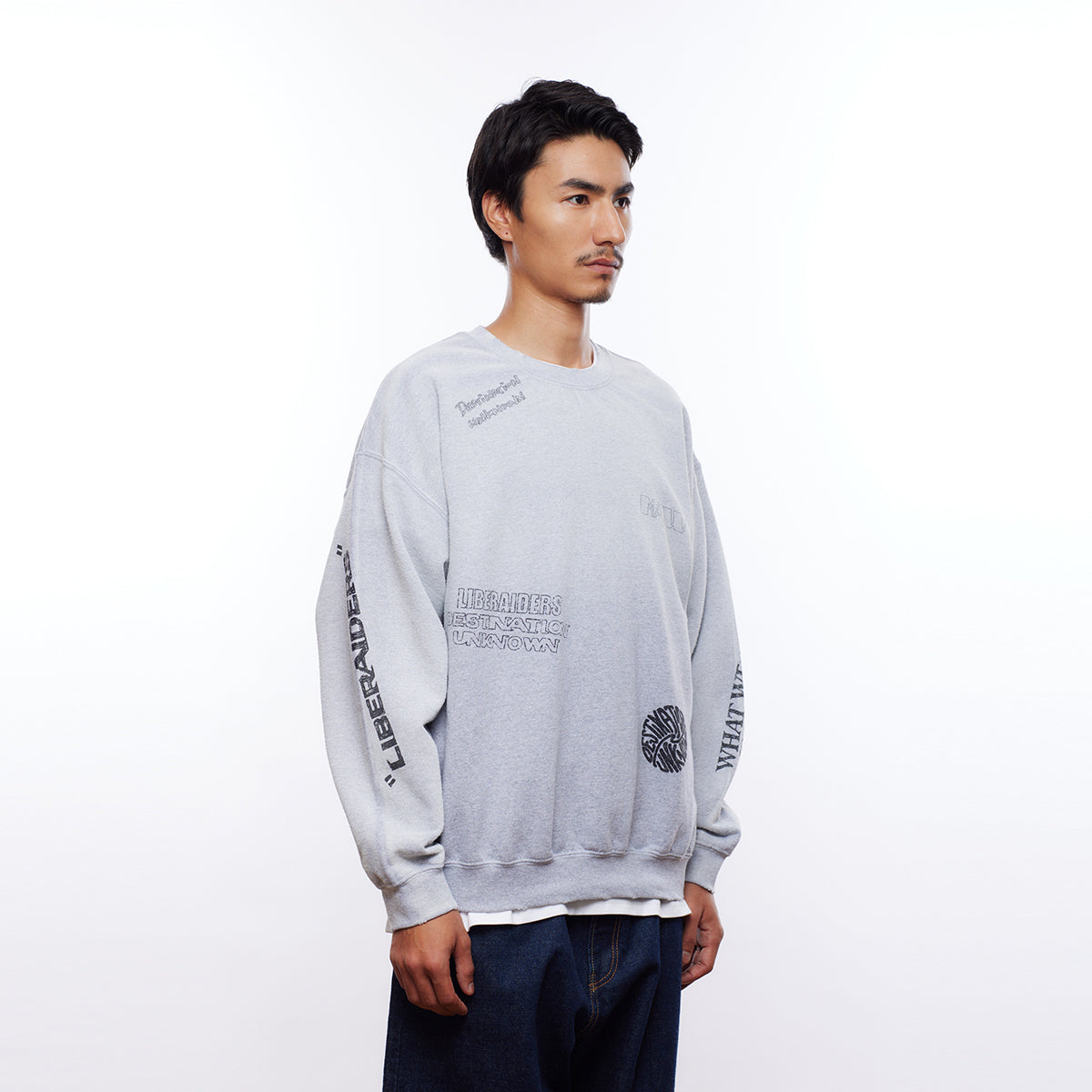 HANDWRITING PRINT CREWNECK