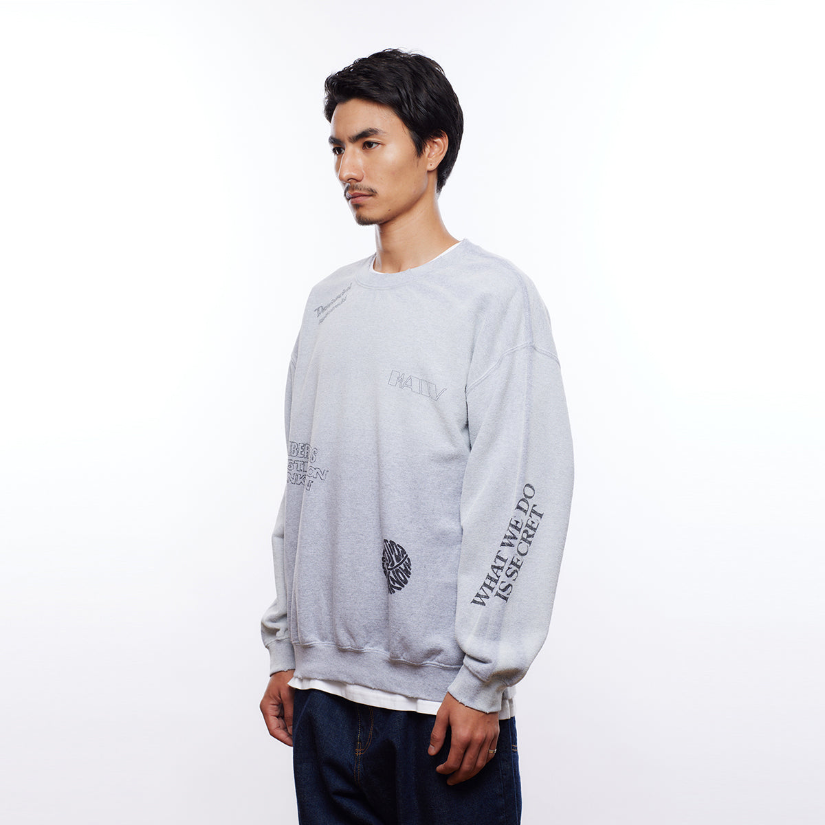 HANDWRITING PRINT CREWNECK