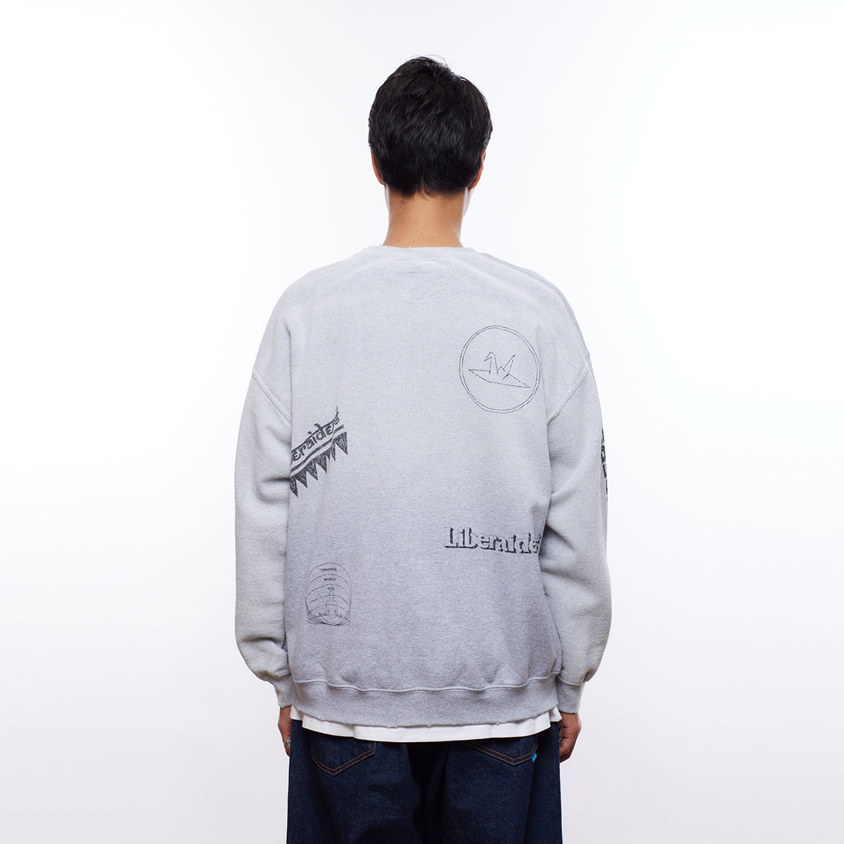 HANDWRITING PRINT CREWNECK