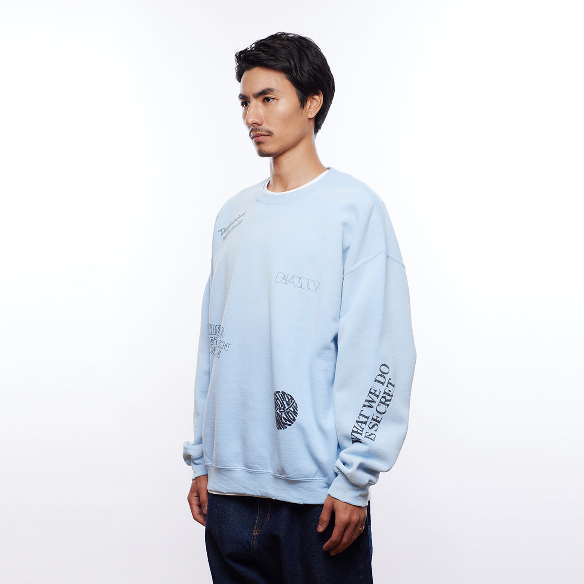 HANDWRITING PRINT CREWNECK