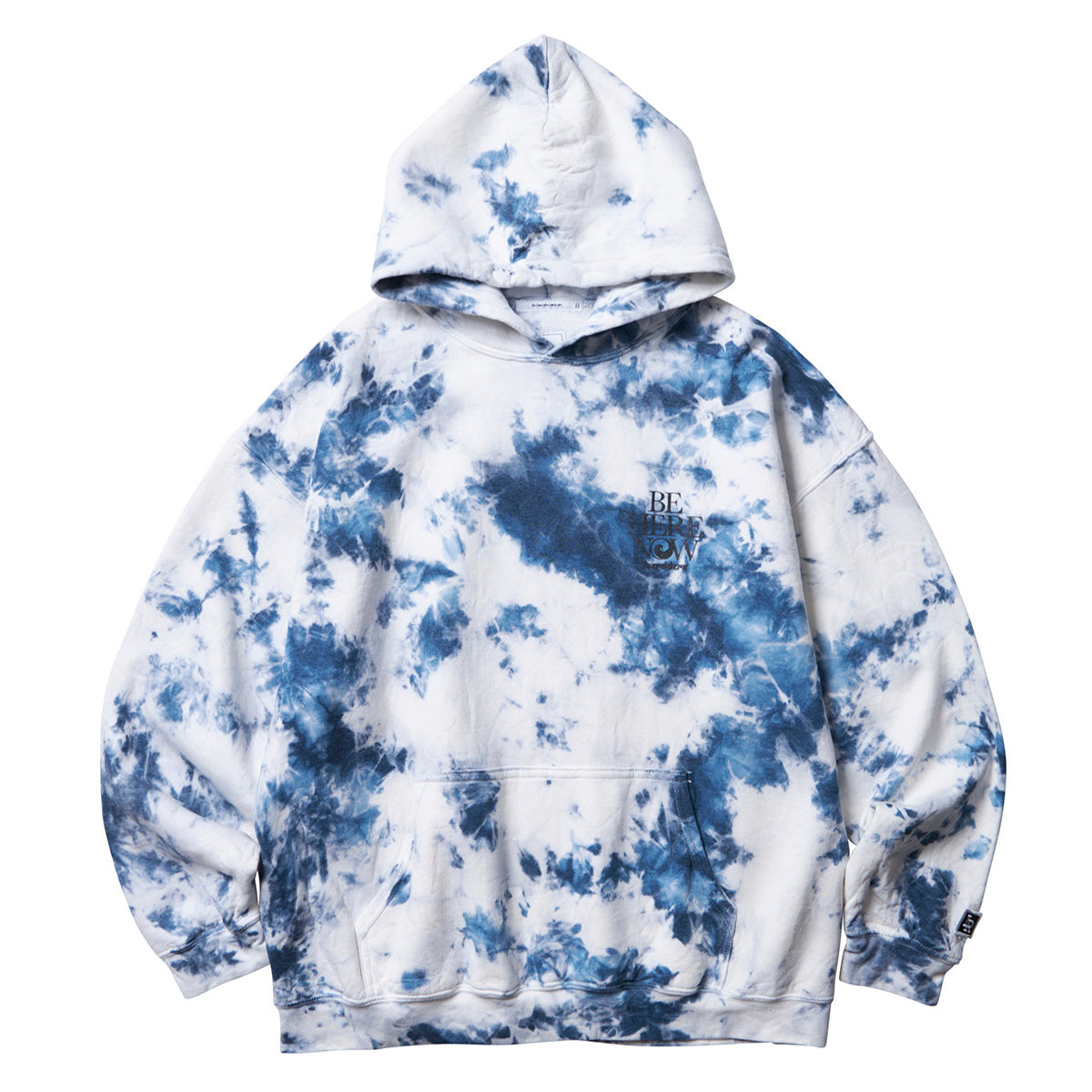BE HERE NOW TIE-DYE HOODIE