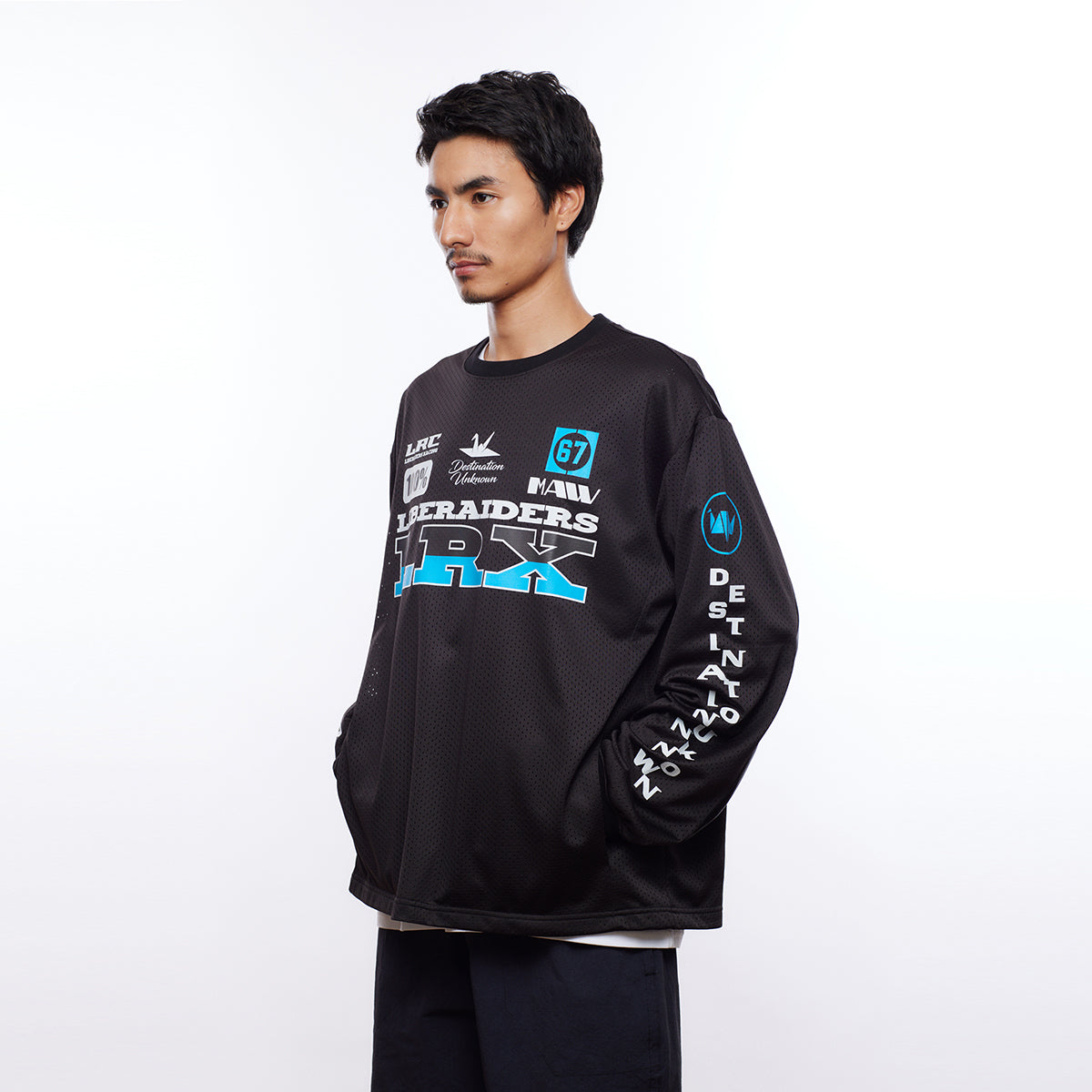 LR RACING L/S TEE