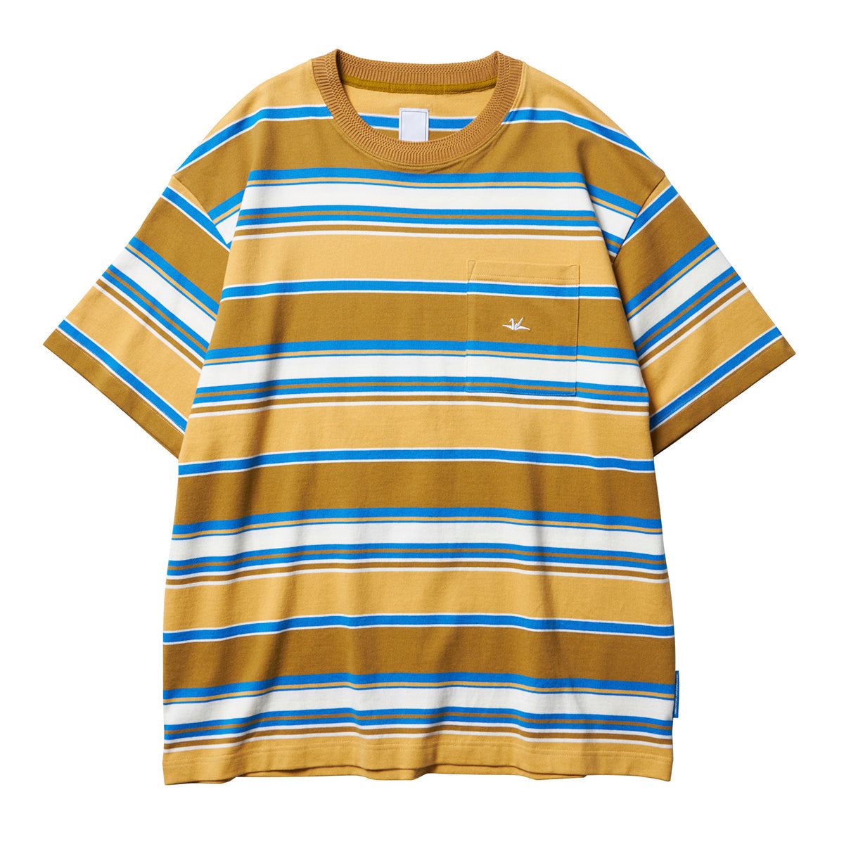 MULTI STRIPE POCKET TEE