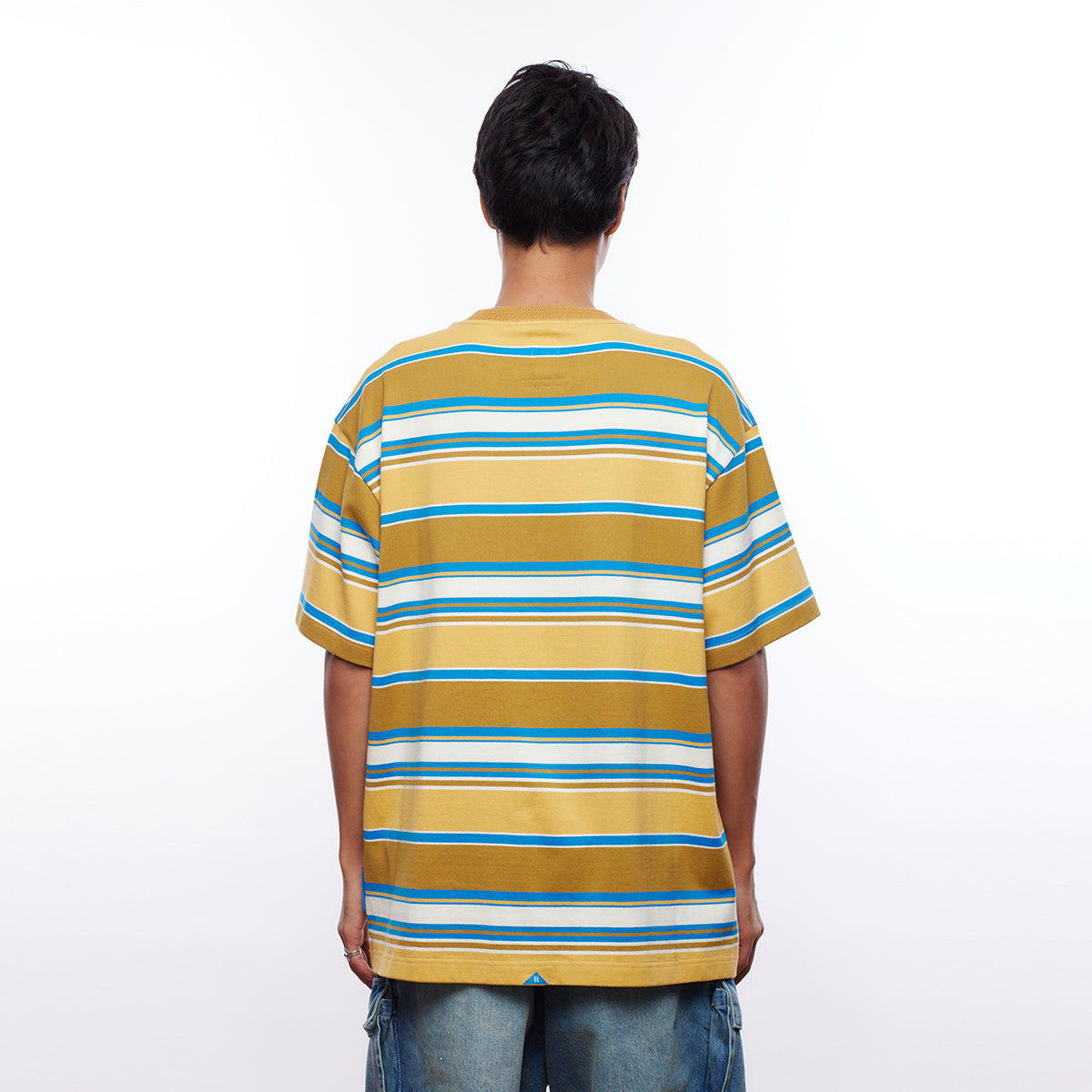 MULTI STRIPE POCKET TEE