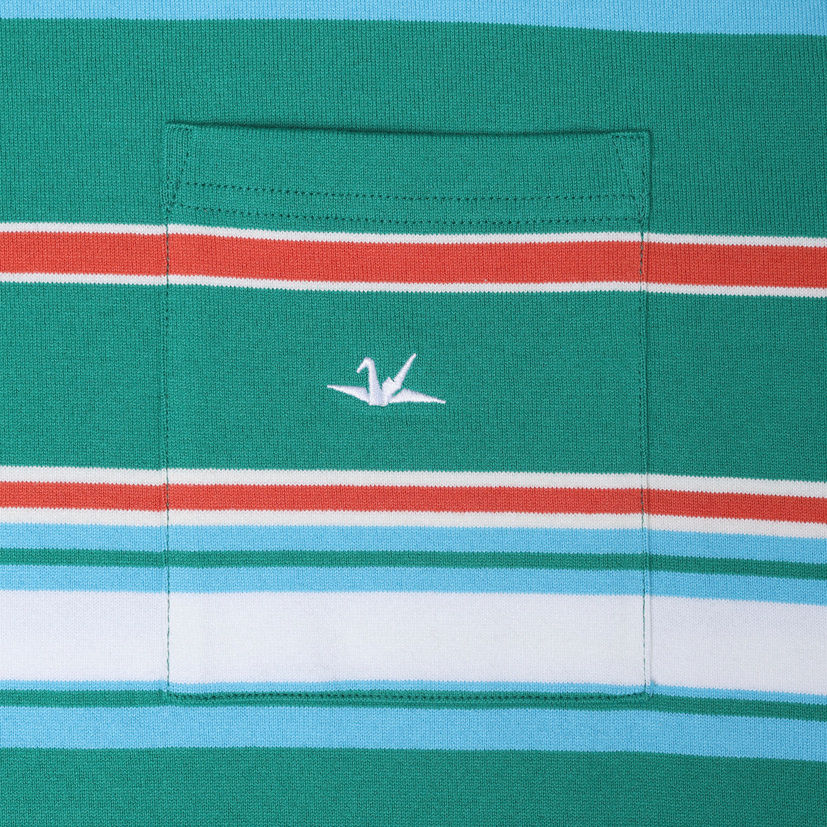 MULTI STRIPE POCKET TEE