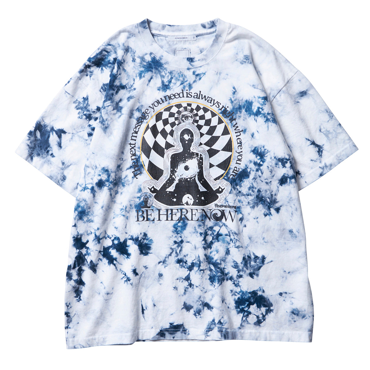 BE HERE NOW TIE DYE TEE