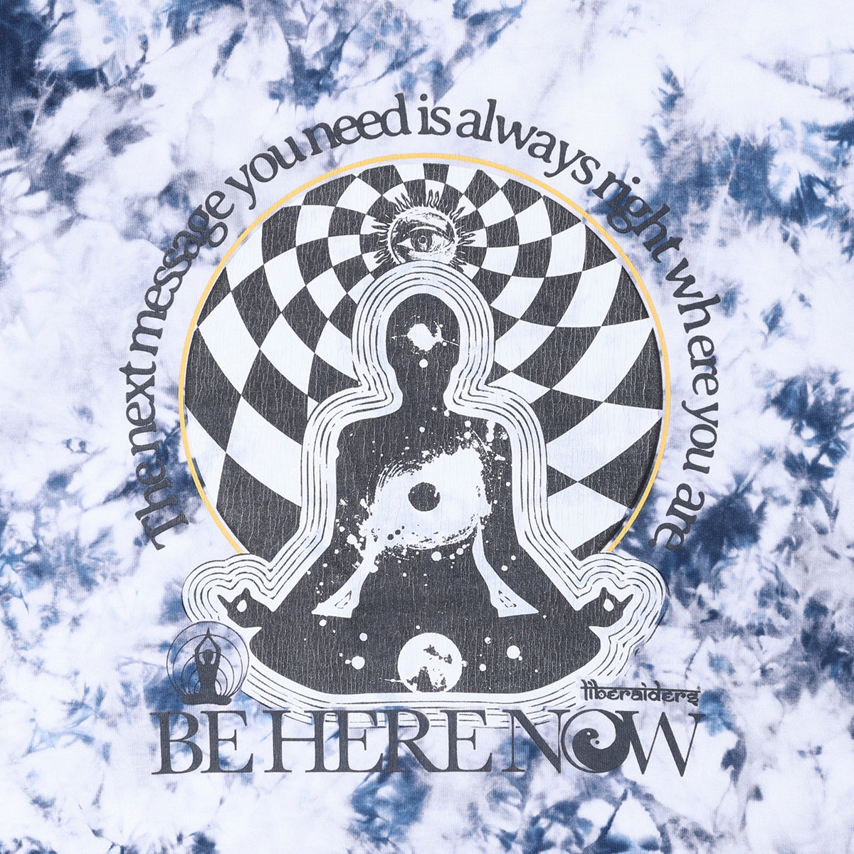 BE HERE NOW TIE DYE TEE