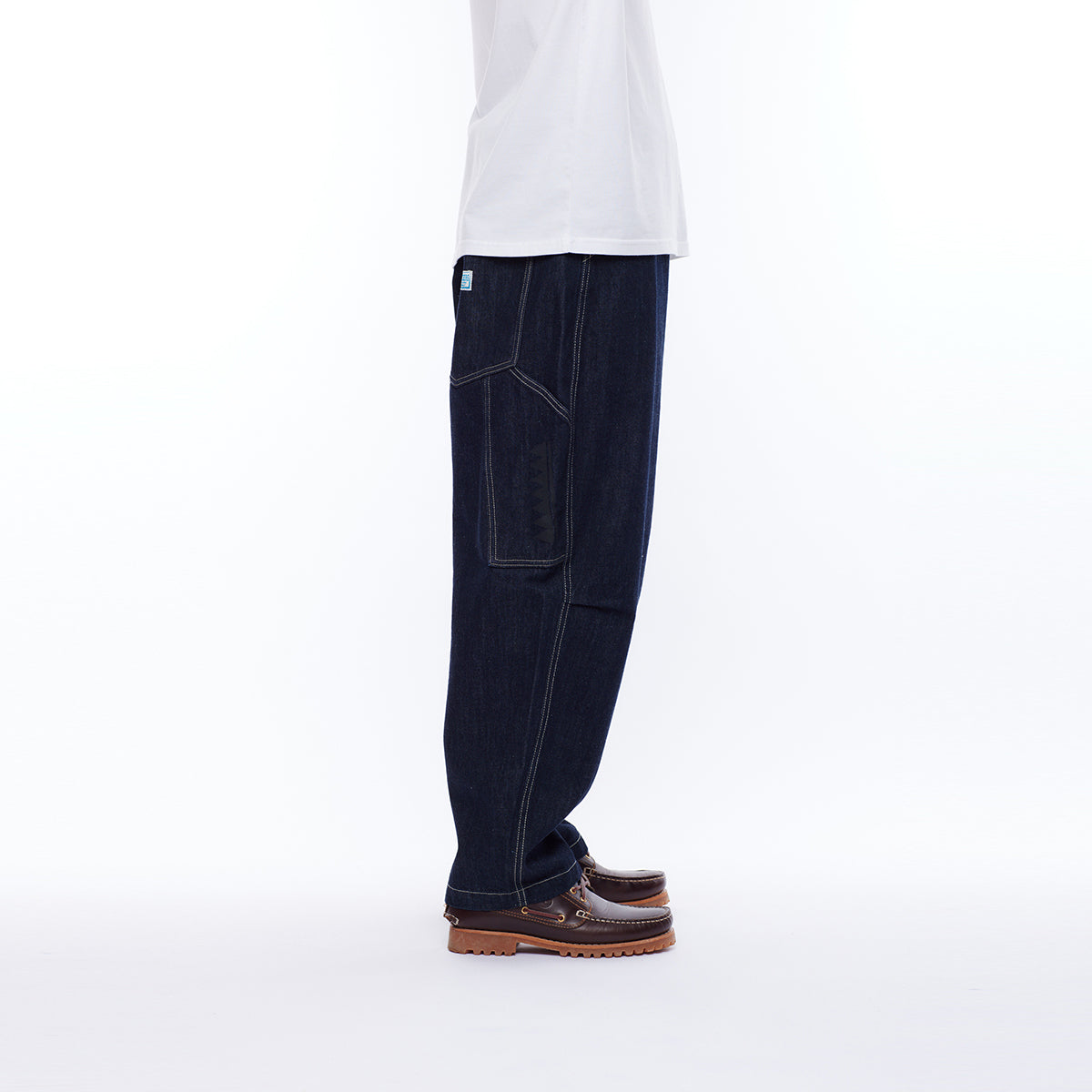 TRIBAL DENIM SARROUEL PANTS OW