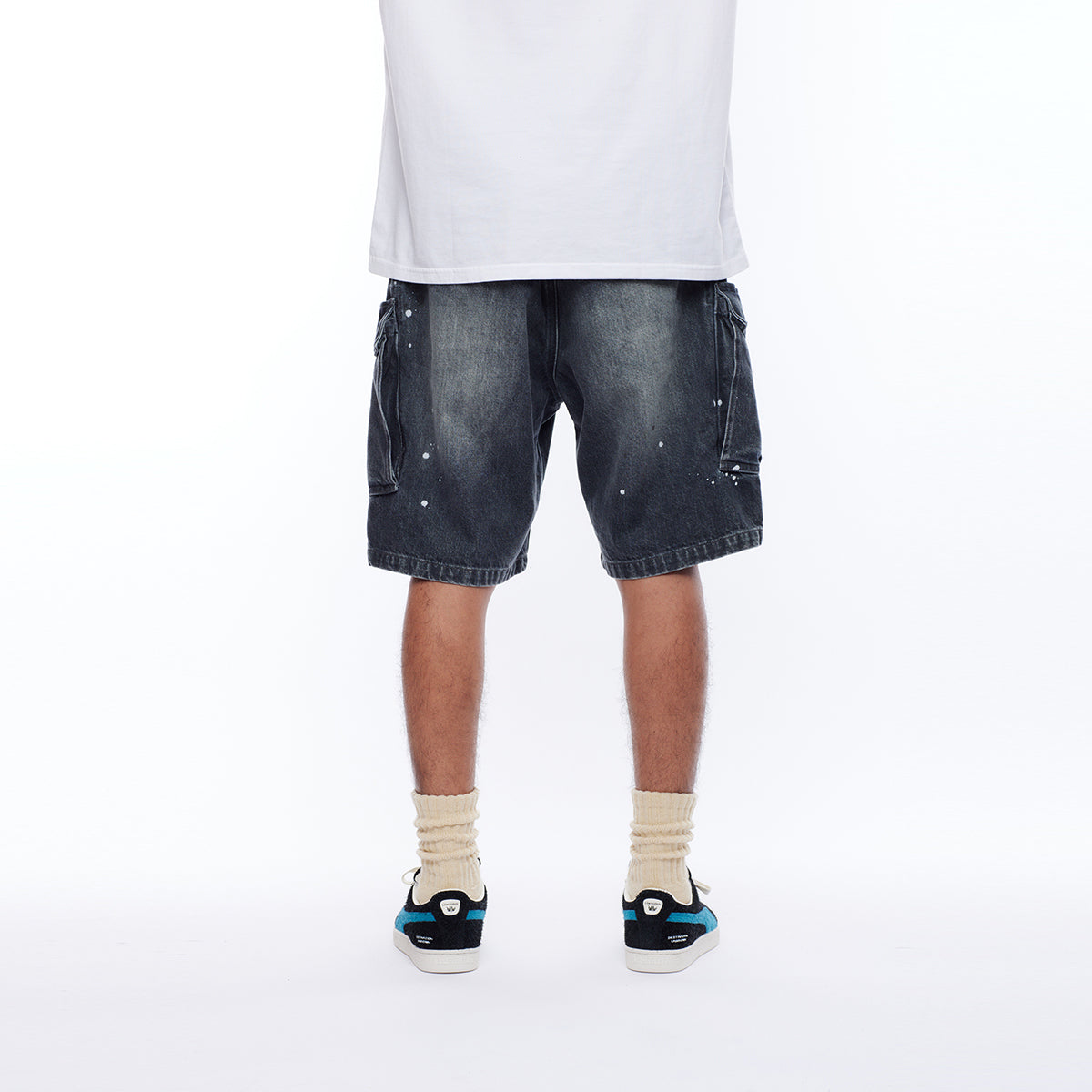 DENIM 6POCKET SHORTS