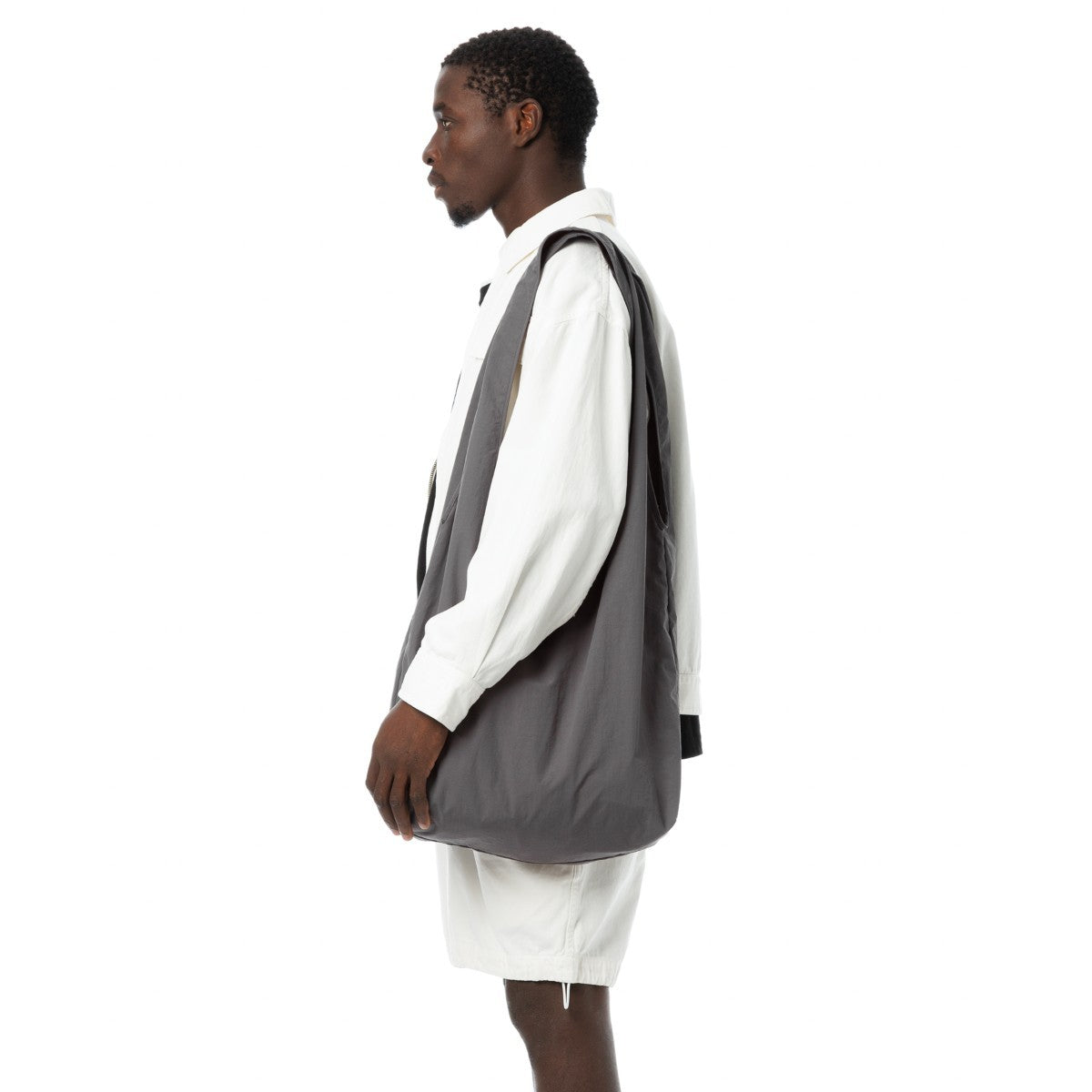 Sandinista Nylon Market Bag - CHARCOAL GRAY