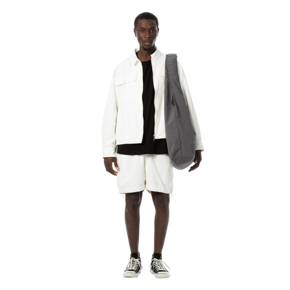 Sandinista Nylon Market Bag - CHARCOAL GRAY