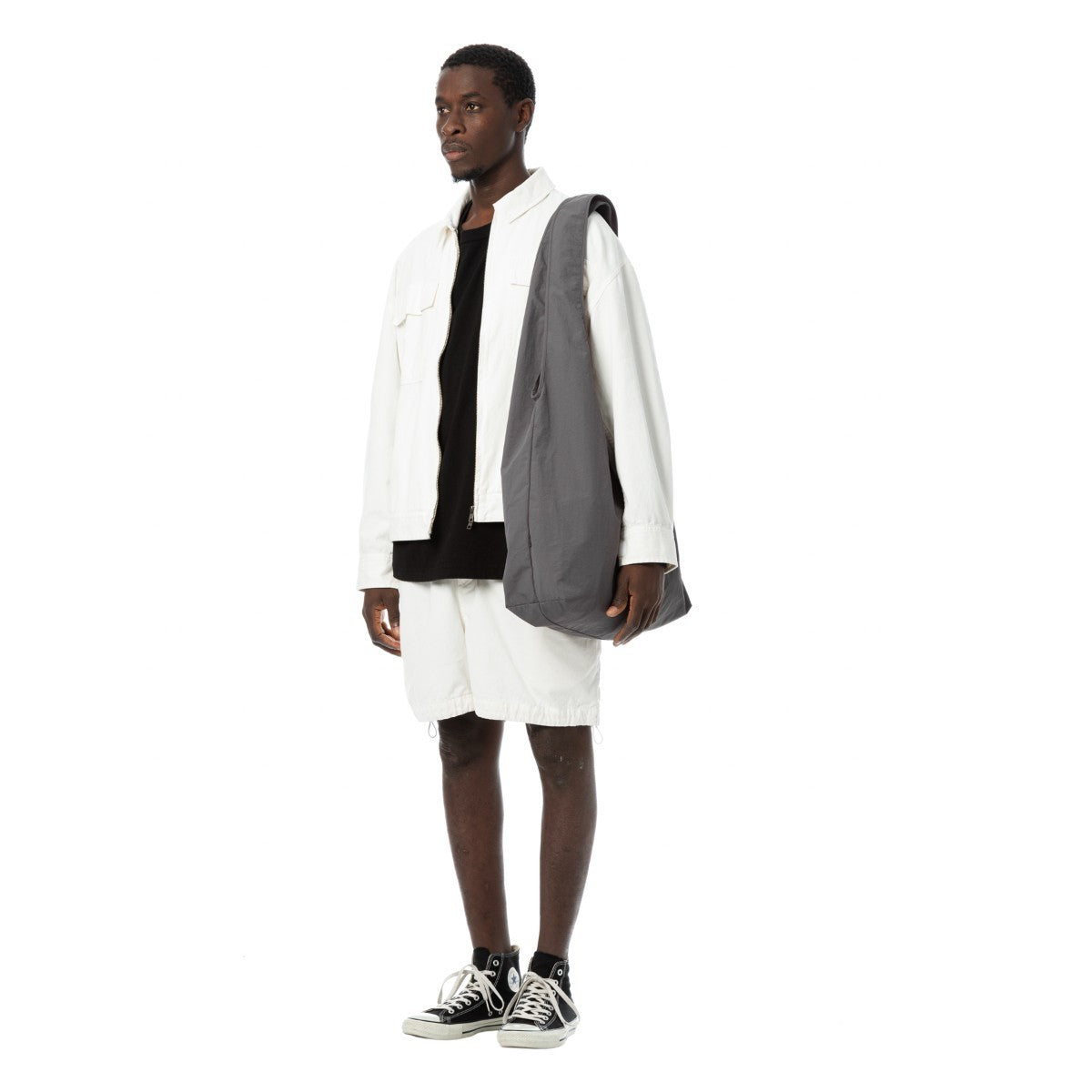 Sandinista Nylon Market Bag - CHARCOAL GRAY