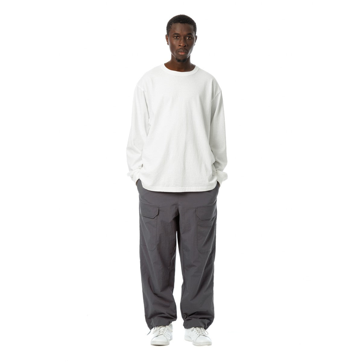 Sandinista Nylon Police Pants - CHARCOAL GRAY