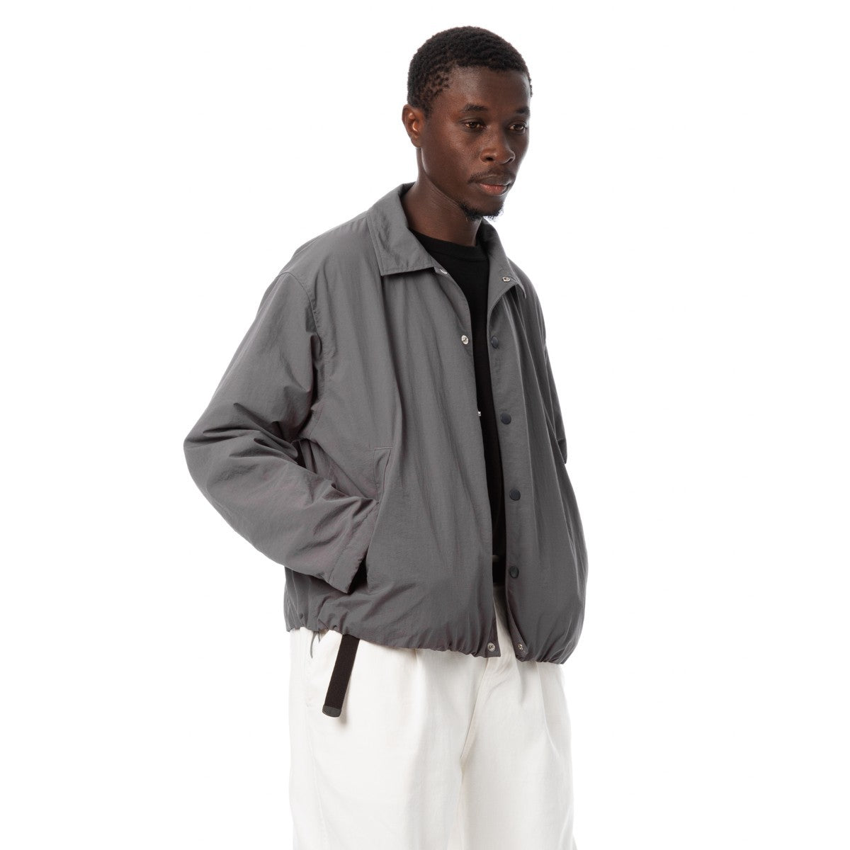 Sandinista Head Coach Jacket - CHARCOAL GRAY