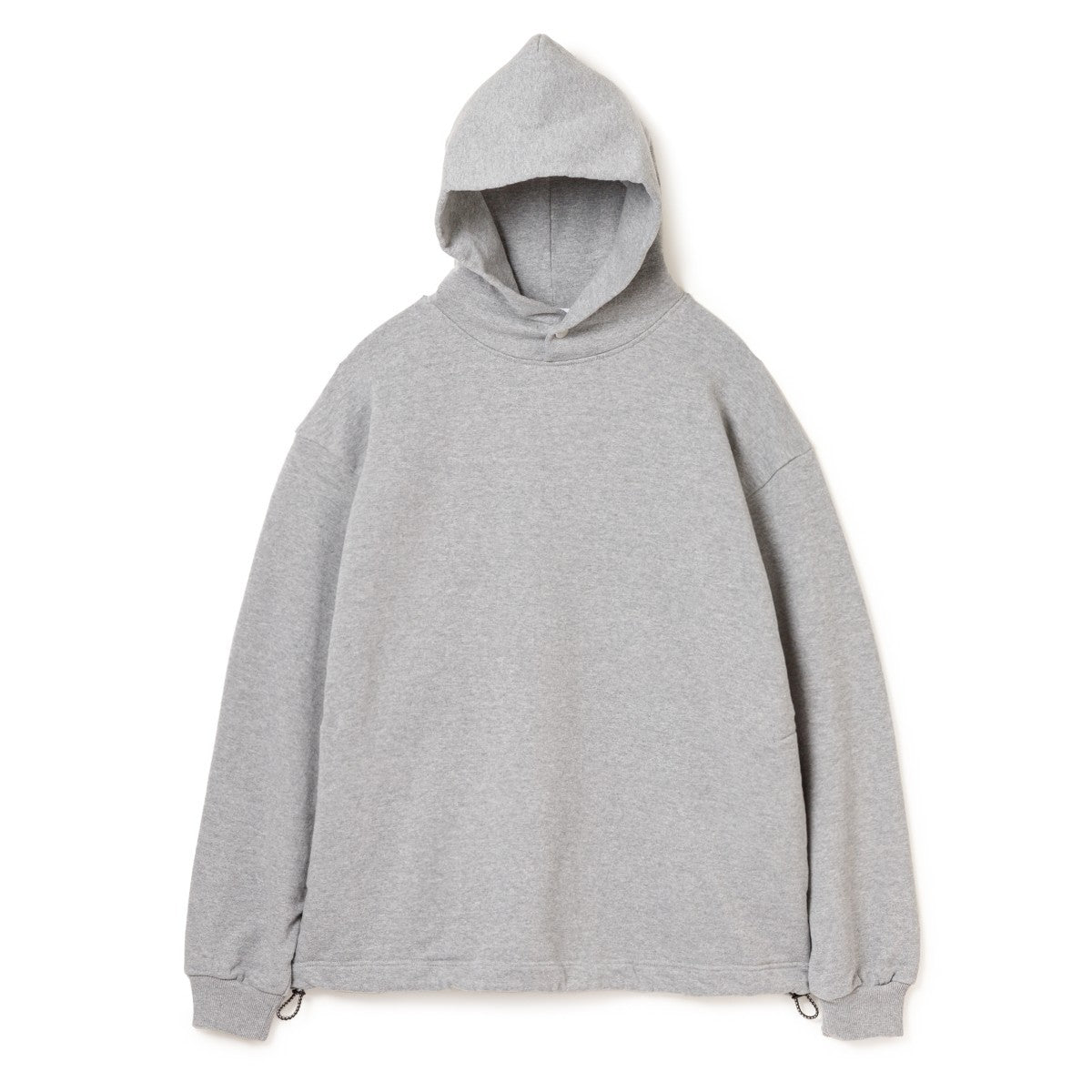 Sandinista American Cotton Elastic Hooded Sweatshirt - HEATHER GRAY