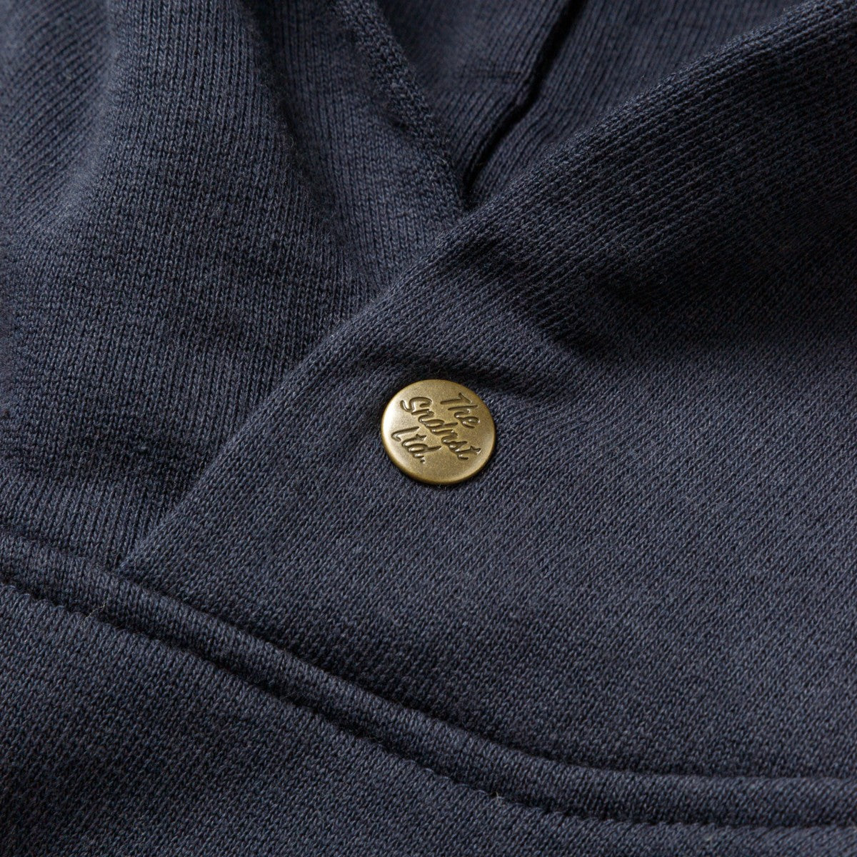 Sandinista American Cotton Elastic Hooded Sweatshirt - NAVY