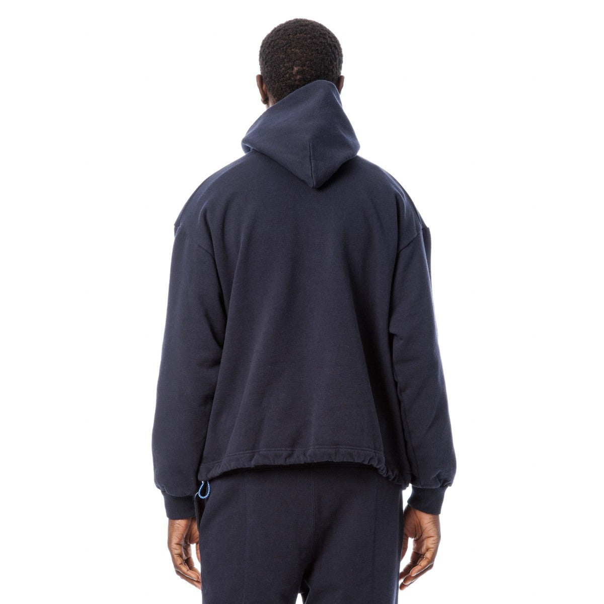 Sandinista American Cotton Elastic Hooded Sweatshirt - NAVY