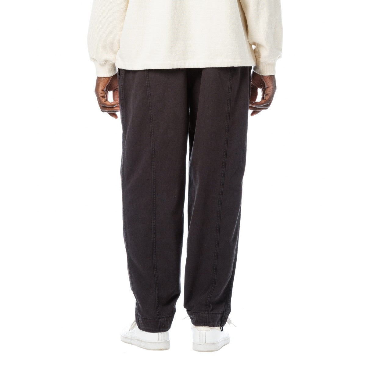 Sandinista Vintage Chino Tuck Pants Overdyed - VINTAGE BLACK