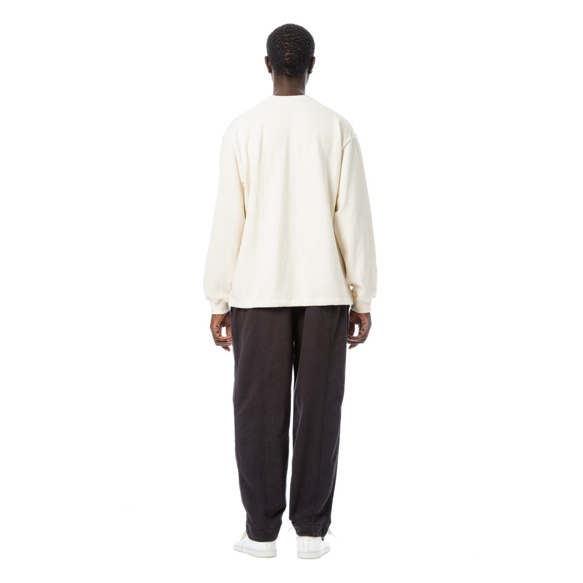 Sandinista Vintage Chino Tuck Pants Overdyed - VINTAGE BLACK