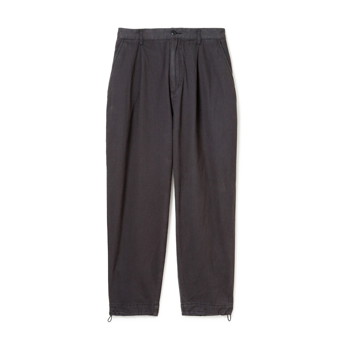 Sandinista Vintage Chino Tuck Pants Overdyed - VINTAGE BLACK