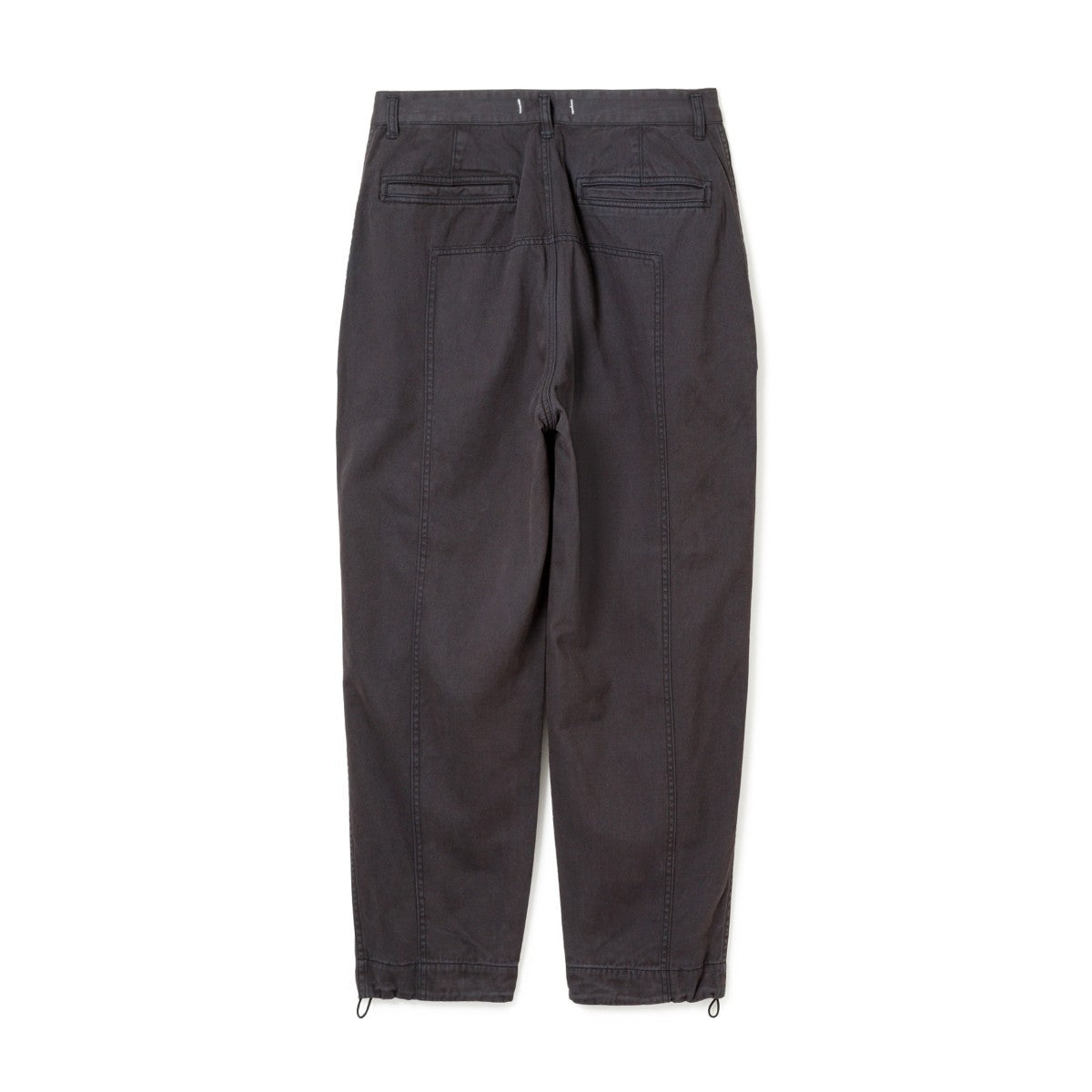 Sandinista Vintage Chino Tuck Pants Overdyed - VINTAGE BLACK