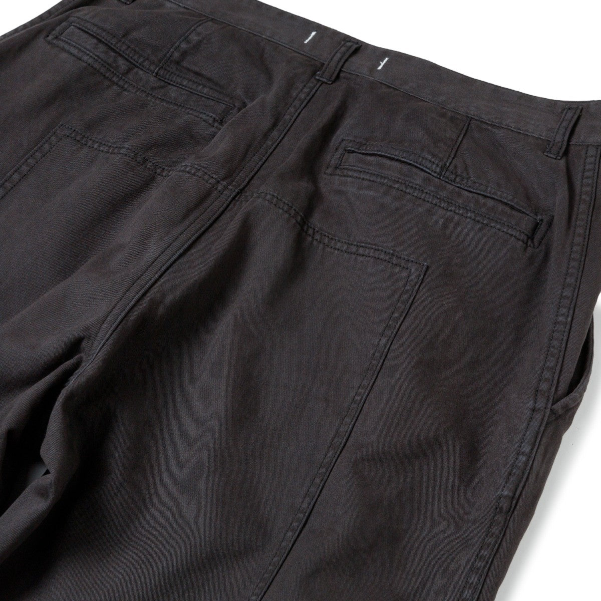 Sandinista Vintage Chino Tuck Pants Overdyed - VINTAGE BLACK