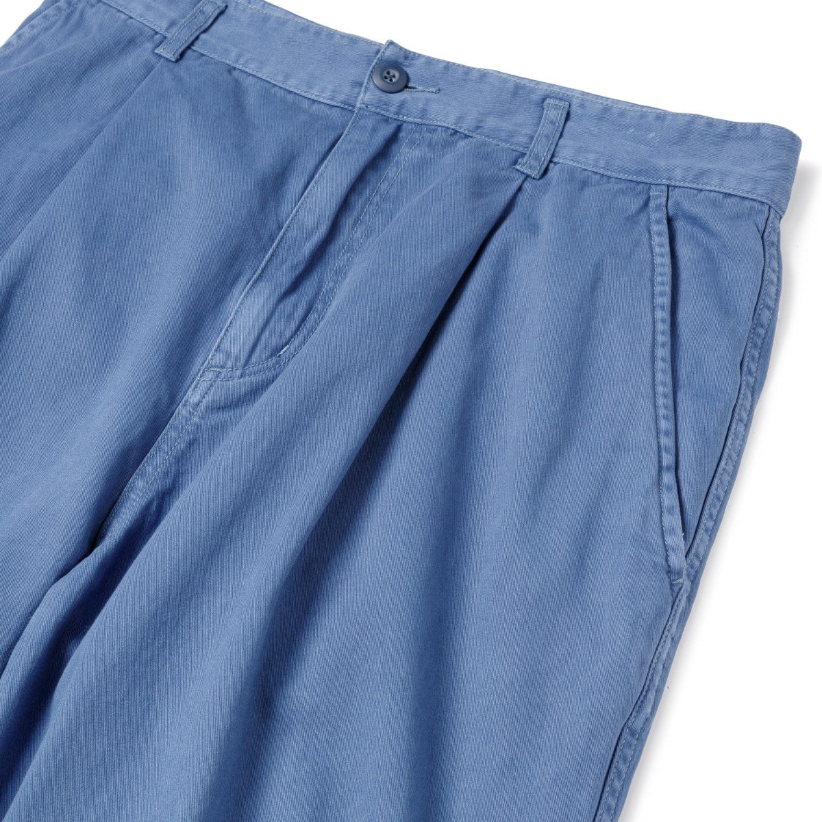 Sandinista Vintage Chino Tuck Pants Overdyed - VINTAGE BLUE