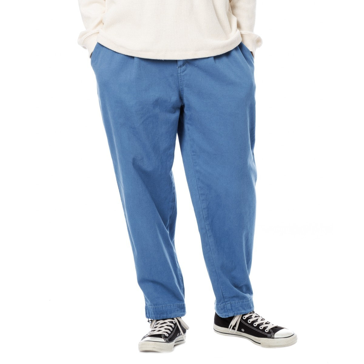 Sandinista Vintage Chino Tuck Pants Overdyed - VINTAGE BLUE