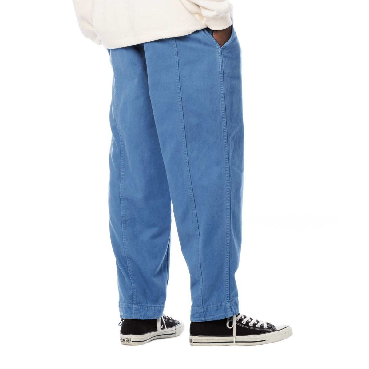 Sandinista Vintage Chino Tuck Pants Overdyed - VINTAGE BLUE