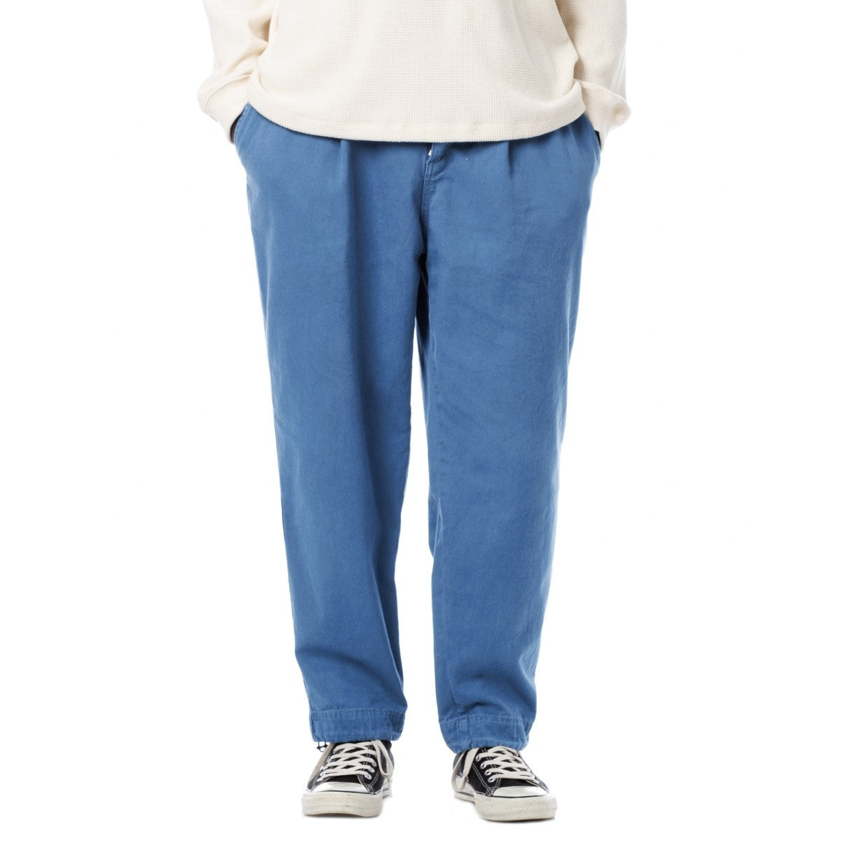 Sandinista Vintage Chino Tuck Pants Overdyed - VINTAGE BLUE