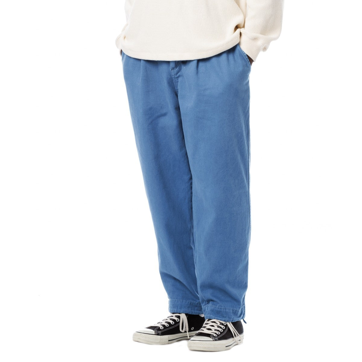 Sandinista Vintage Chino Tuck Pants Overdyed - VINTAGE BLUE