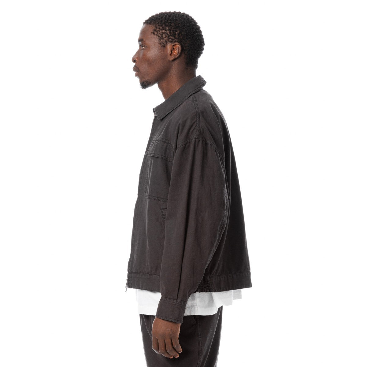 Sandinista Vintage Chino Jacket Overdyed - VINTAGE BLACK