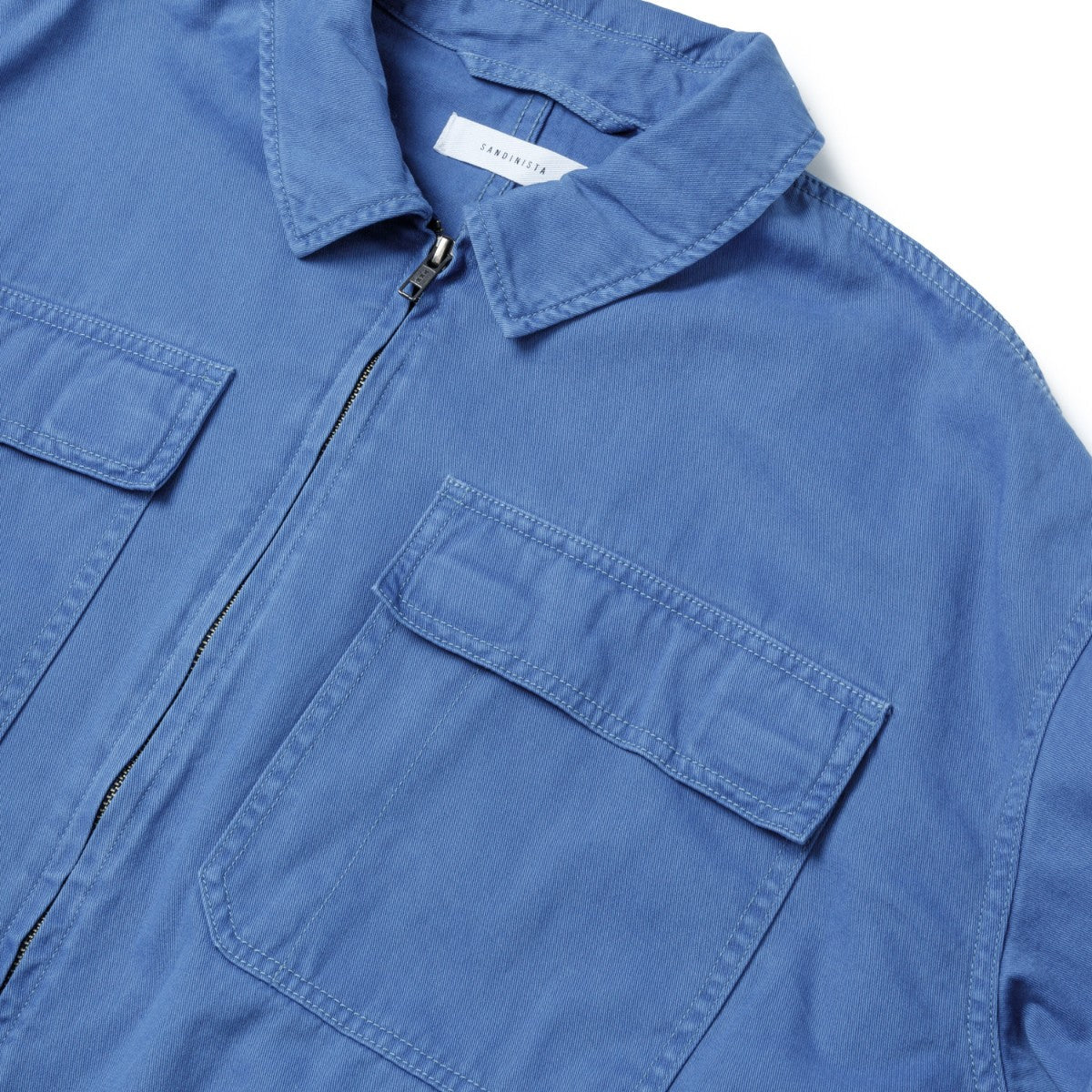 Sandinista Vintage Chino Jacket Overdyed - VINTAGE BLUE