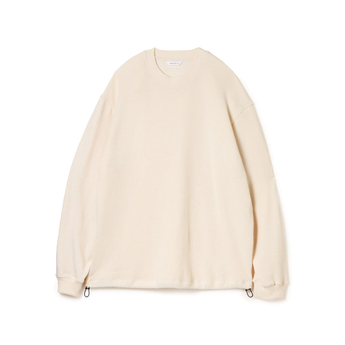 Sandinista 2 Tone Cotton Knit Top - NATURAL