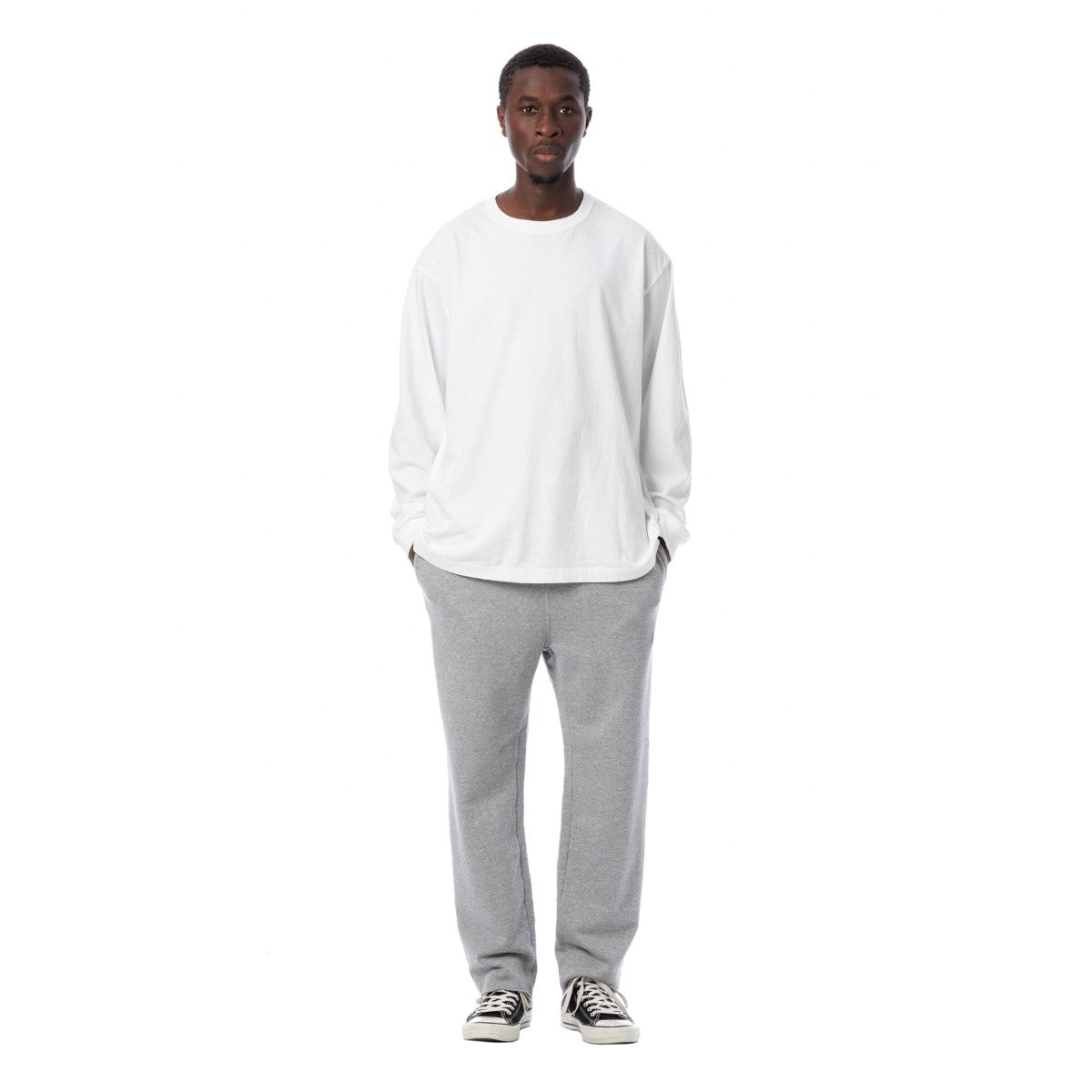 Sandinista American Cotton Sweat Pants - HEATHER GRAY