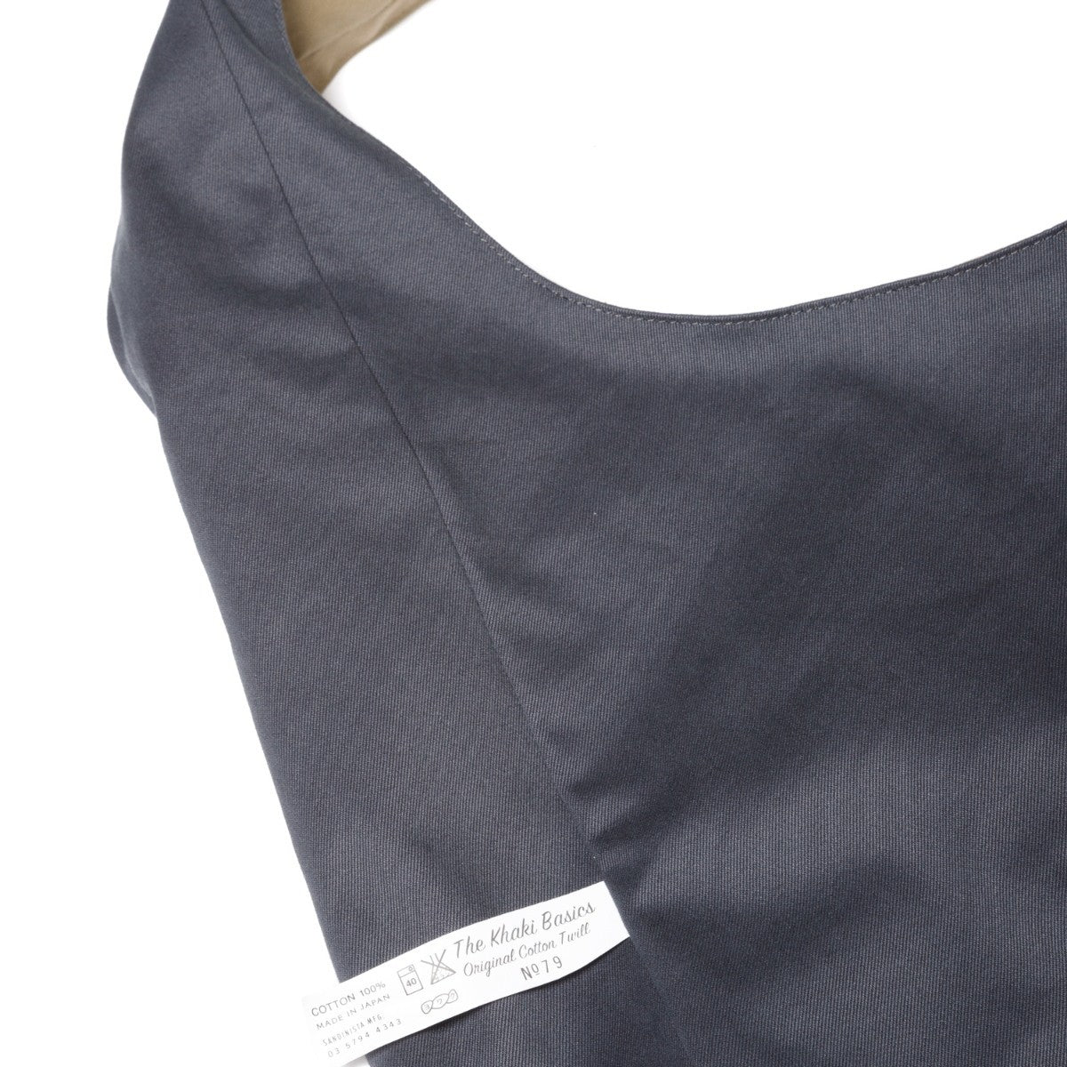 Sandinista Chino Reversible Shoulder Bag - CHARCOAL