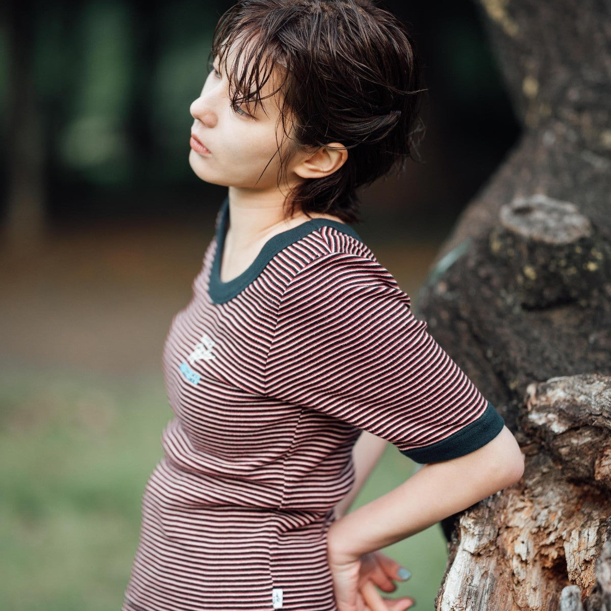 NON TOKYO BORDER T-SHIRT(CUP IN) feat.miller | Kinetics/Kinetics WOMEN 公式オンラインストア