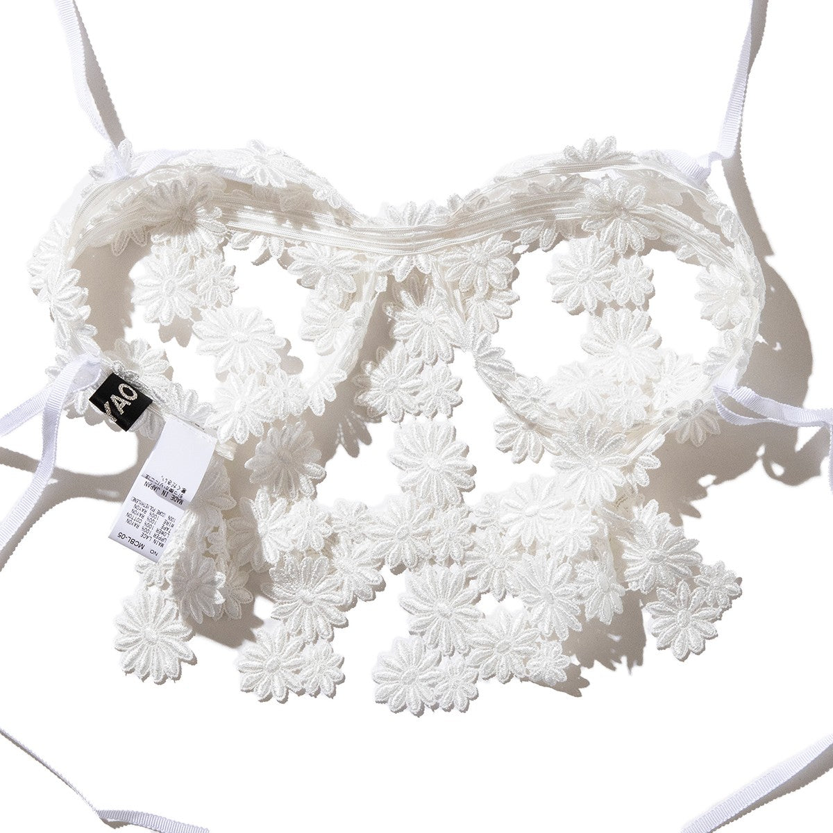 MIYAO Lace Ribbon Bustier ミヤオ レースリボンビスチェ MCBL-05【レディース トップス ビスチェ レイヤード 25SS】