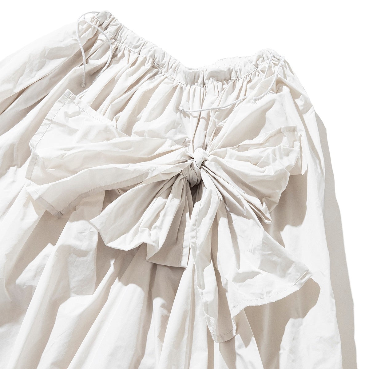 MIYAO Ribbon Skirt ミヤオ リボンスカート MCSK-01【レディース スカート シーズンレス ドローコード 25SS】