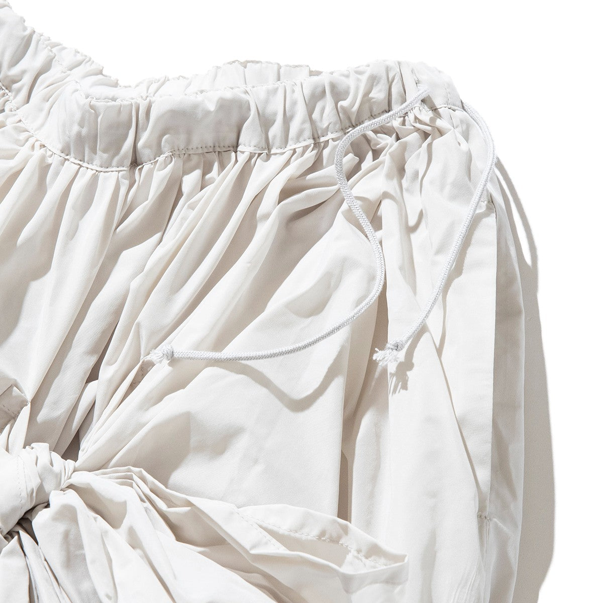 MIYAO Ribbon Skirt ミヤオ リボンスカート MCSK-01【レディース スカート シーズンレス ドローコード 25SS】